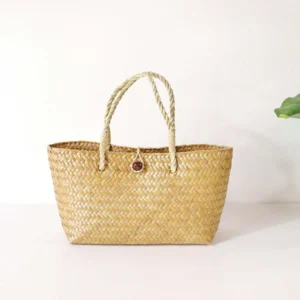 handwoven Thai Krajood Basket